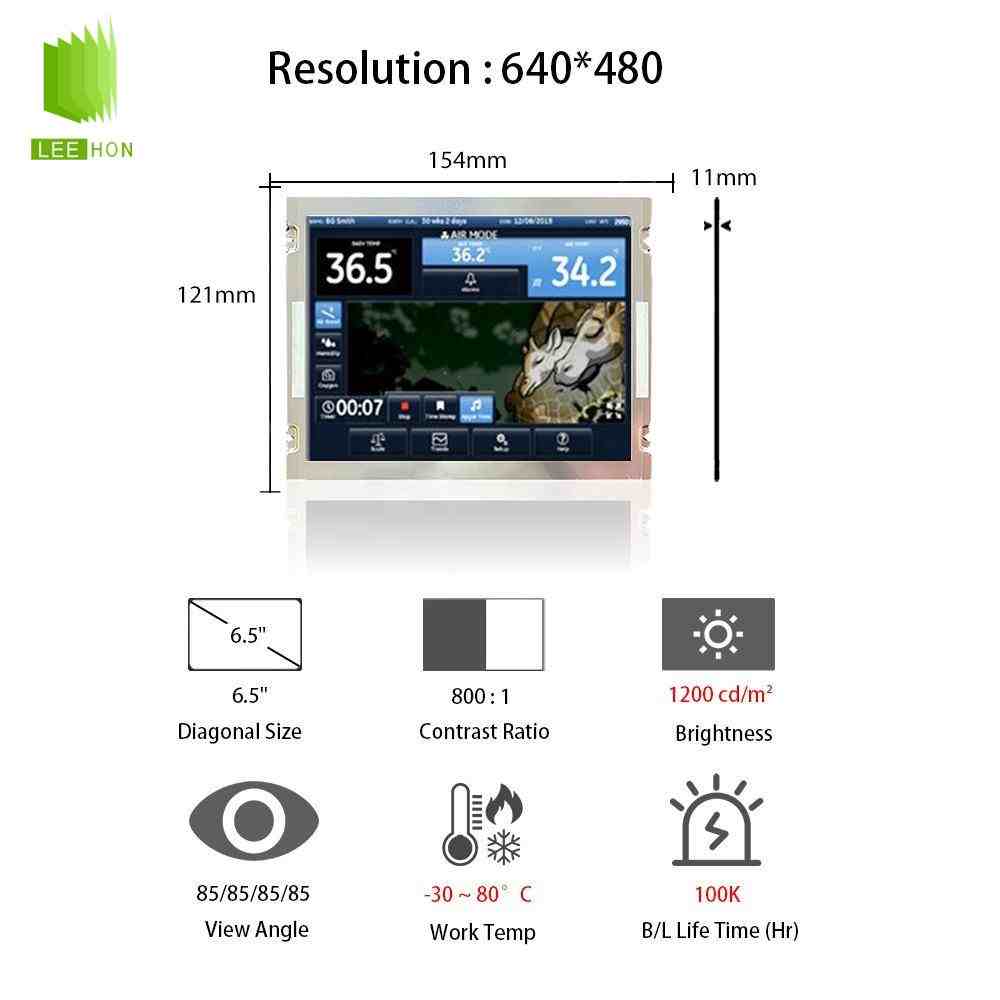 P0650VGF1MA01天马LCD液晶屏6.5寸车载显示屏640x480
